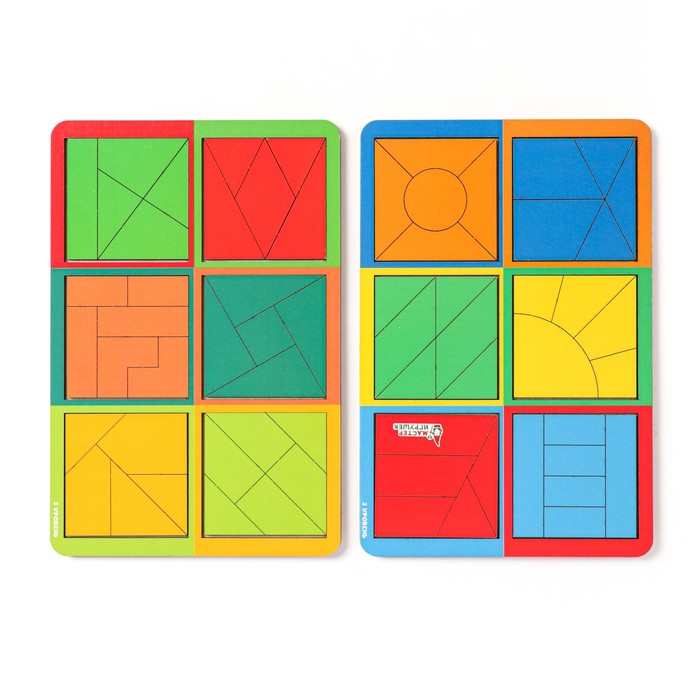 Развивающая игра «Квадраты Никитина, 3»