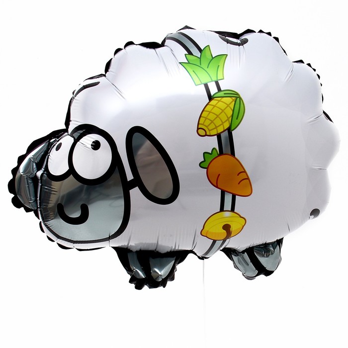 Шар фольгированный 24 «Акварельная овечка»