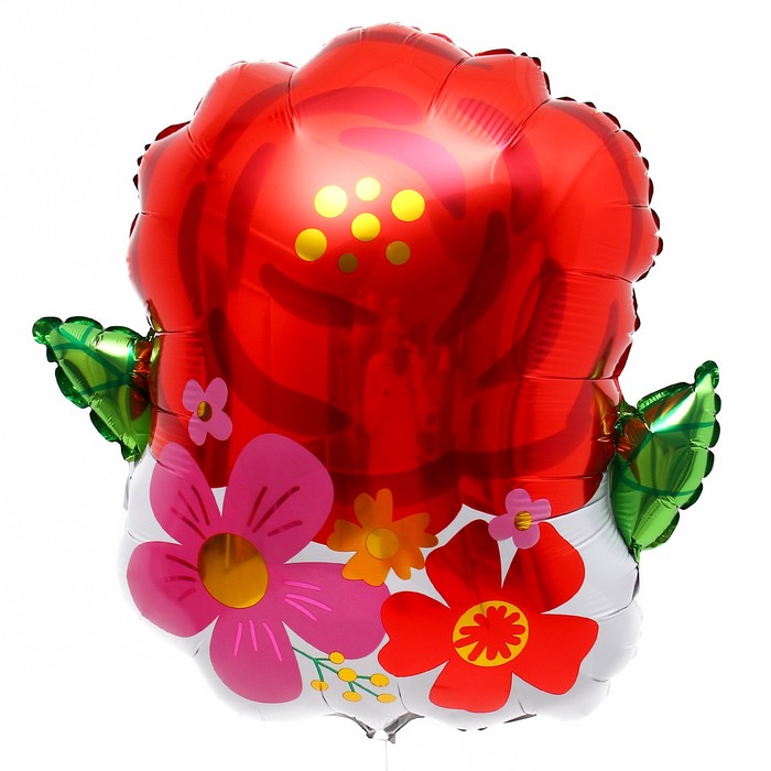 Шар фольгированный 24 «Нежный букет» фольгированный шар букет цветов 1 шт