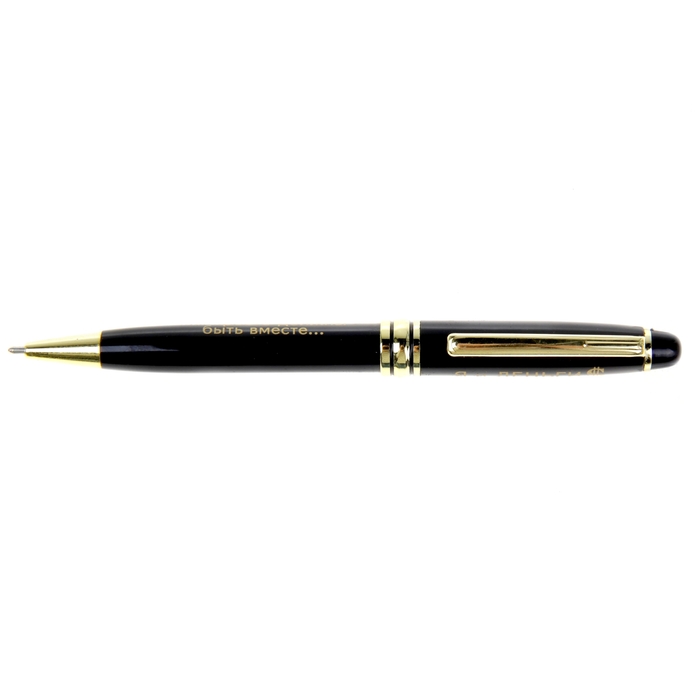 Ручка подарочная в металлическом футляре "Я и Деньги"