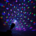 Лампа хрустальный шар диаметр 12 см., 220V, цоколь Е27