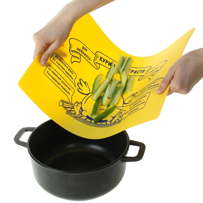 Коврик для резки "Куриные страсти"