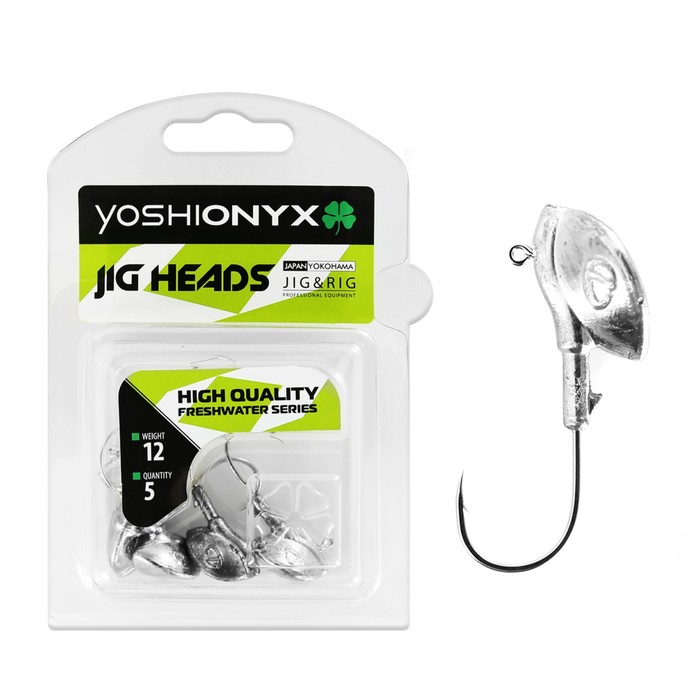 Джиг-головка Yoshi Onyx JIG BROS, вес 32 г, крючок GAMAKATSU, 5 шт., набор