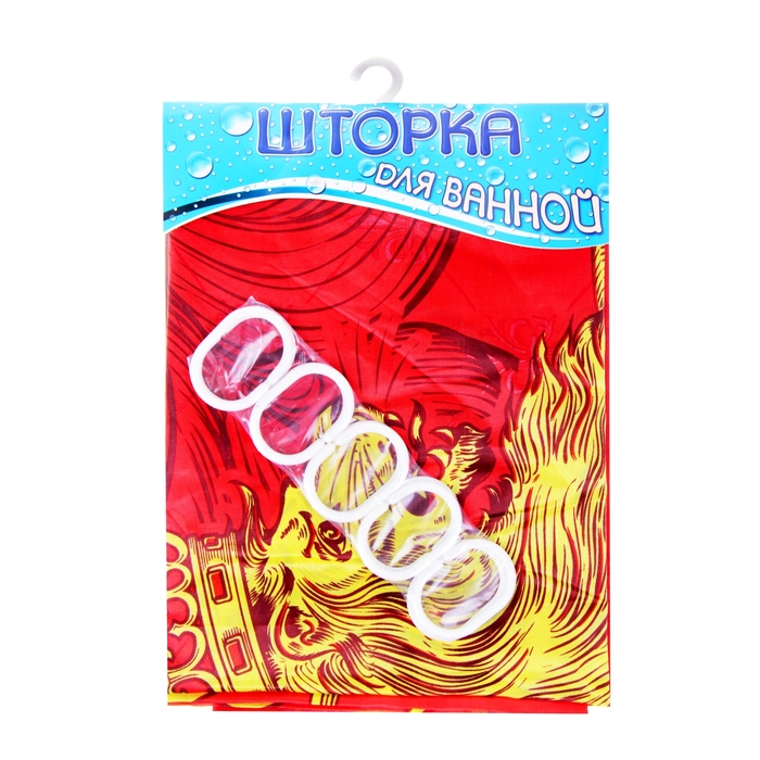 Шторка в ванную "Царское место", 170 х 175 см
