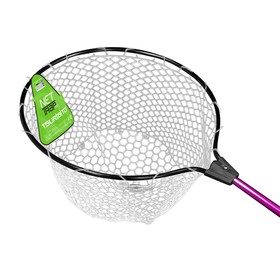 

Подсачек TSURIBITO NET TRAP Fold, c прозрачной силиконовой сеткой, складной