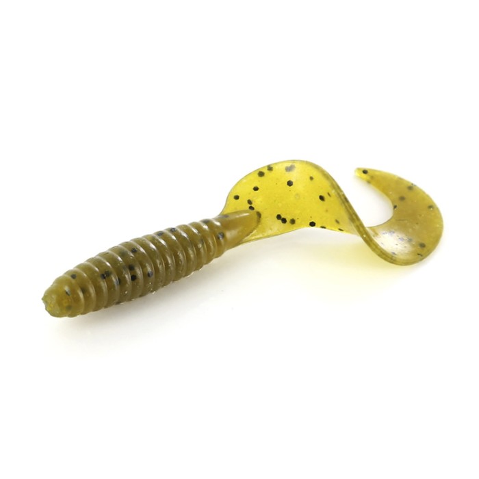 фото Приманка yoshi onyx tickle tail, 85 мм, съедобная, силиконовая, цвет 129, 4 шт., набор
