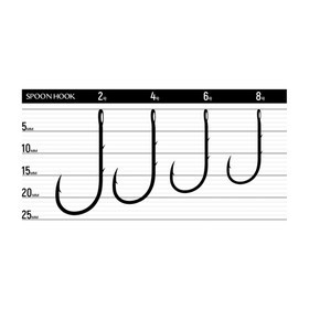 

Крючки Yoshi Onyx SPOON HOOK (BN), крючок № 6, 5 шт., набор