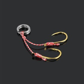 

Крючки рыболовные Yoshi Onyx Dancing Hook, нити 2+2 см на заводном кольце, 18 мм