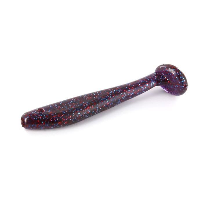 Виброхвост HACKER PROPER SHAD, 80 мм, 6 г, цвет Berry Sparkles, 4 шт., набор