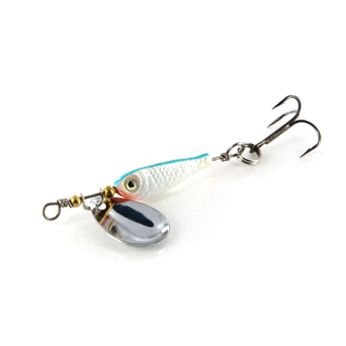 Блесна HACKER SPINNER MINNOW Round, 3 г, цвет 002