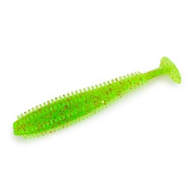 

Виброхвост HACKER SHAG SHAD, 90 мм, съедобная, силиконовая, цвет Green Chili, 4 шт., набор