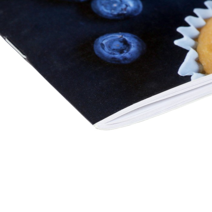 Книга для записи кулинарных рецептов А5, 48 листов "Сладкая жизнь", обложка мелованный картон, тиснение фольгой, ламинация Soft Touch