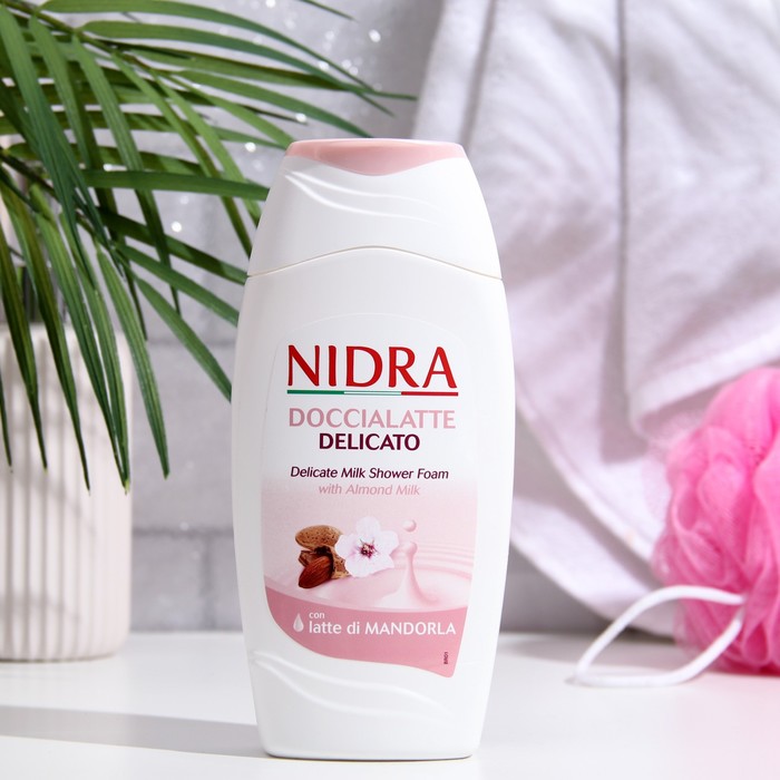 Пена-молочко деликатное для ванны NIDRA с миндальным молоком, 250 мл