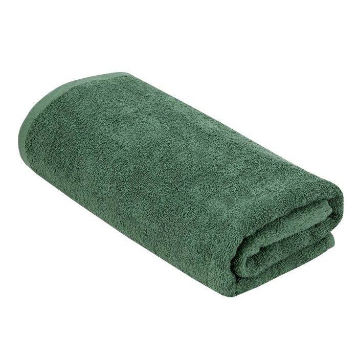 Махровое полотенце «Моно» размер, 50x100 см, цвет зеленый