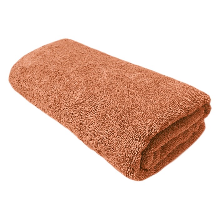 Махровое полотенце «Моно» размер, 50x100 см, цвет бежевый