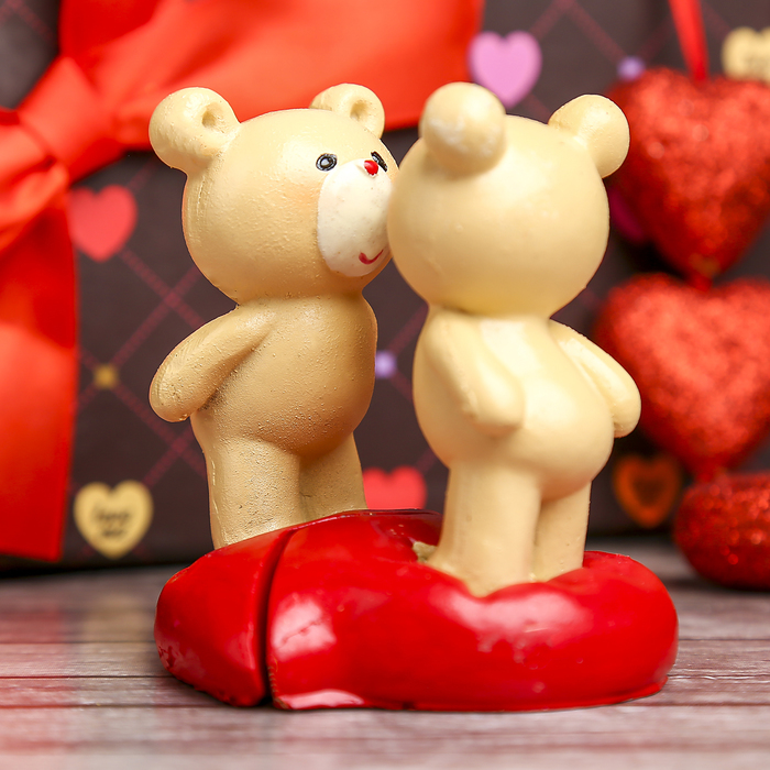 Сувенир "Мишки на сердце" набор 2 шт.