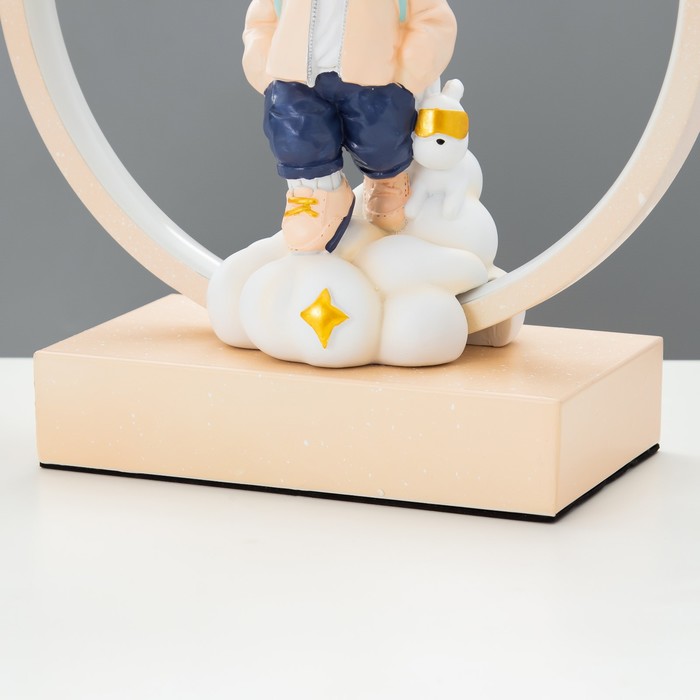 Настольная лампа "Космонавт" LED 15Вт бежевый 25,5х10х29,5 см 9330725