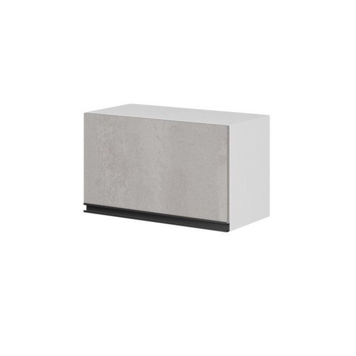 Шкаф навесной с подъёмной дверкой Сюита 600х300х360 Белый/Бетон светлый/Антрацит шкаф навесной с 1 дверцей сюита 400х300х720 белый бетон светлый антрацит