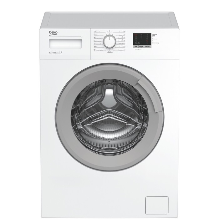 

Стиральная машина Beko ELE67511ZSW, класс A, 1000 об/мин, до 6 кг, белая