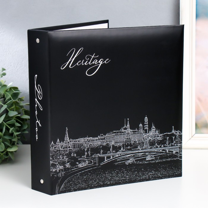 

Фотоальбом 50 "магнитных"листов "heritage" 23X28см, пер-т 3-кольца