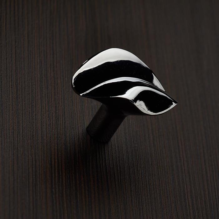 Ручка-кнопка мебельная (мод.1940), цвет хром