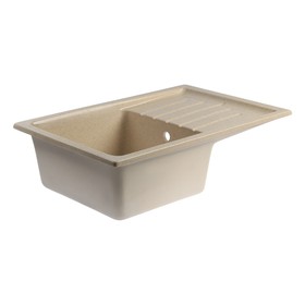 

Мойка кухонная из камня AGATA AG9 C10, 740х480х190 мм, глянцевая, бежевый