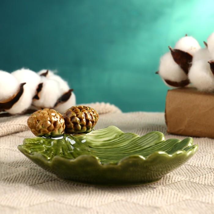 

Подставка для мелочей "Шишки" 14х13х3см