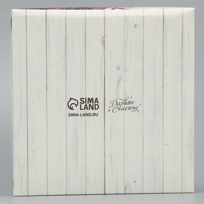 Коробка для кондитерских изделий «Учительнице», 14 × 14 × 3,5 см