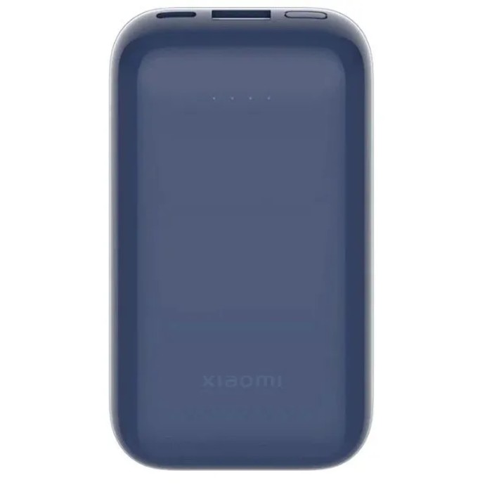 Внешний аккумулятор Xiaomi 33W (BHR5785GL), USB/USB-C, 3 А, 10000 мАч, индикатор, синий внешний аккумулятор xiaomi 33w power bank10000mah pocket edition pro midnight blue pb1030zm bhr5785gl