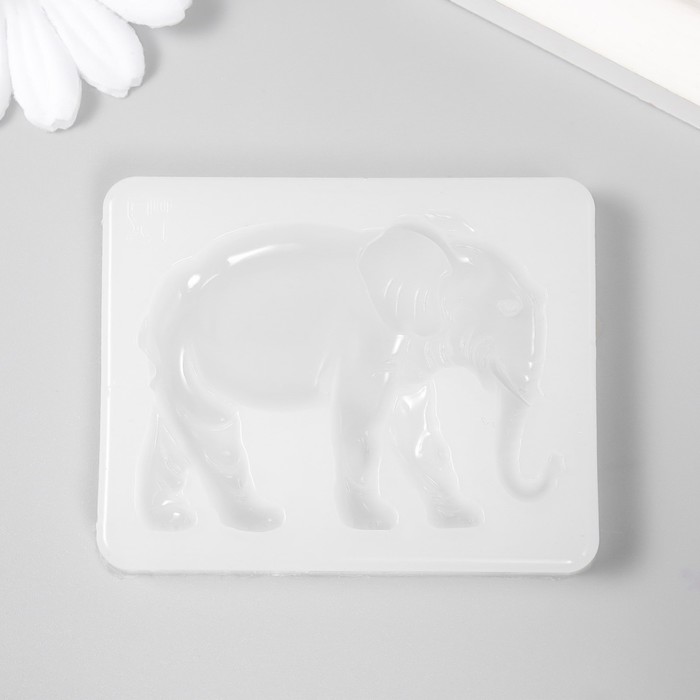 Молд силикон Африканский слон 0,8х7х5,5 см