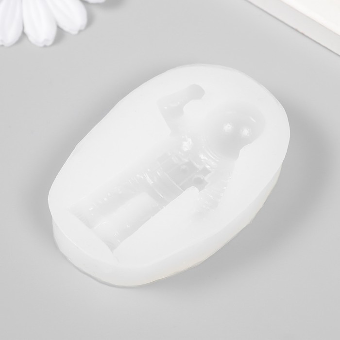 Молд силикон "Космонавт - Привет!" 1,7х8х5 см 9275761