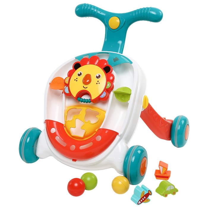 

Развивающий игровой центр Everflo Rolling Balls Lion HS0474722, разноцветный