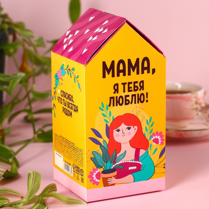Чайный домик с чаем «Любимой маме», 28 пакетиков