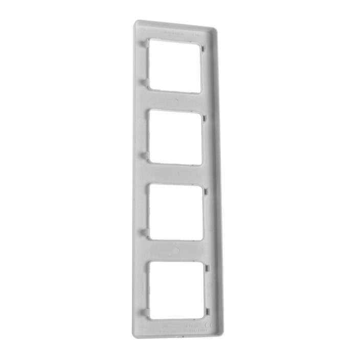 

Рамка Legrand INSPIRIA, 4 пост, Белый