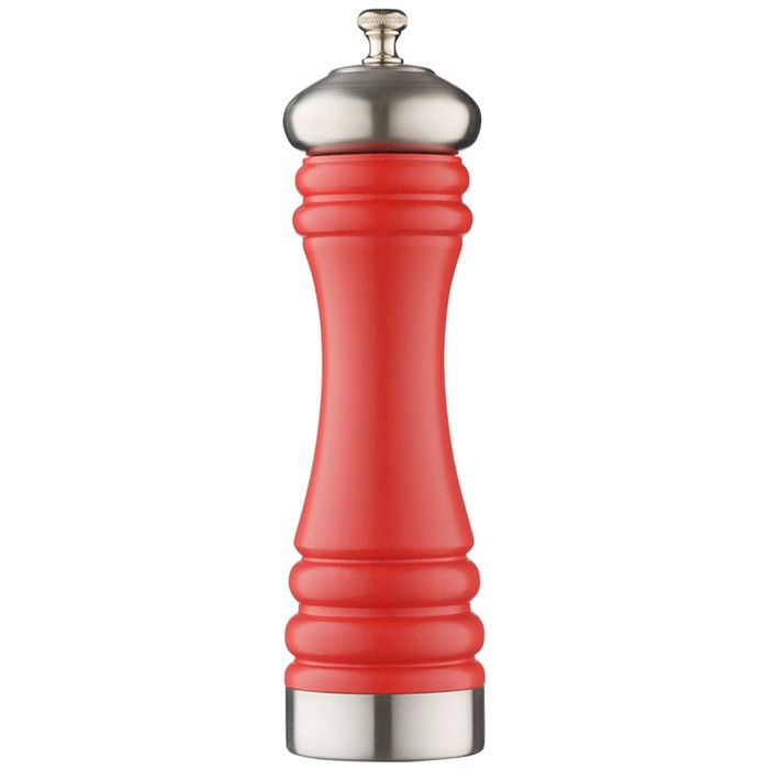Мельница для перца Smart Solutions, цвет красный, матовый, 20 см мельница для перца smart solutions грецкий орех 1 шт
