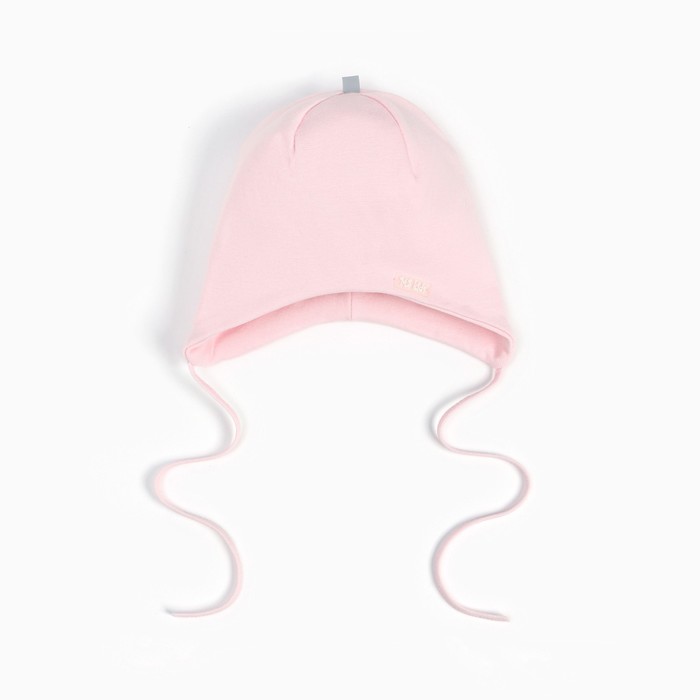 Шапочка для девочки, цвет светло-розовый, размер 46-48 шапочка для девочки цвет светло розовый размер 46 48