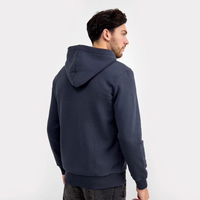 фото Толстовка мужская начёс, цвет графит, размер 52 mark formelle