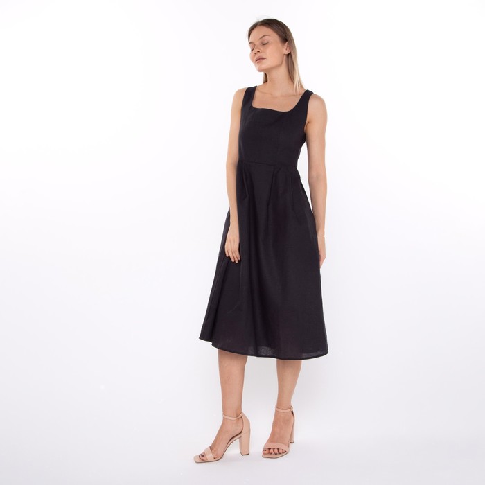 

Платье женское, цвет чёрный, размер 52