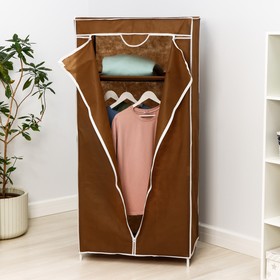 Шкаф для одежды, 75×45×145 см, цвет кофейный от Сима-ленд