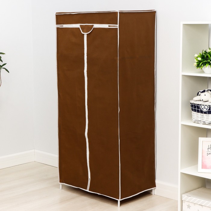 Шкаф для одежды, 68×43×148 см, цвет кофейный