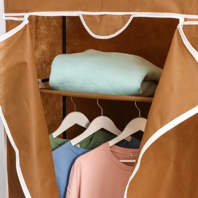 Шкаф для одежды, 75×45×145 см, цвет кофейный от Сима-ленд