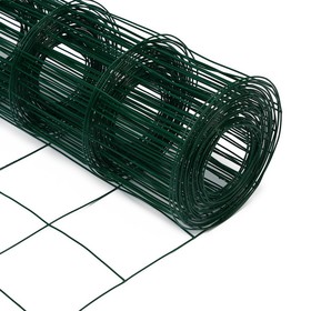 Сетка сварная с ПВХ покрытием, 10 × 1,8 м, ячейка 75 × 100 мм, d = 1 мм, металл, Greengo Ош