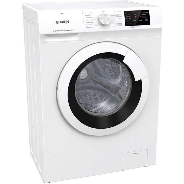 

Стиральная машина Gorenje WHP60SF, класс A, 1000 об/мин, до 6кг, белая