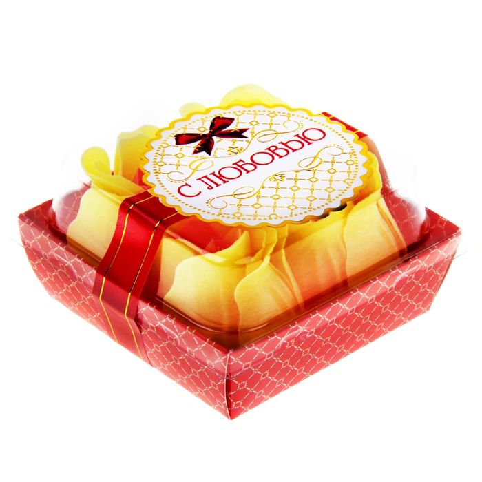 Набор мыльных лепестков "С любовью", 4 шт.