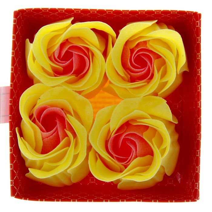 Набор мыльных лепестков "С любовью", 4 шт.