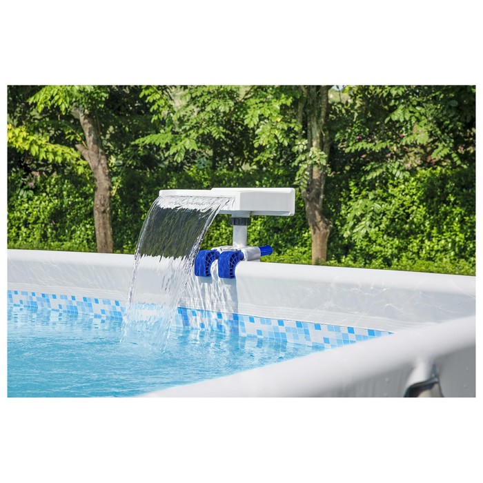 Водопад светодиодный для бассейнов (переходник для шланга на 32-38 мм) 58619