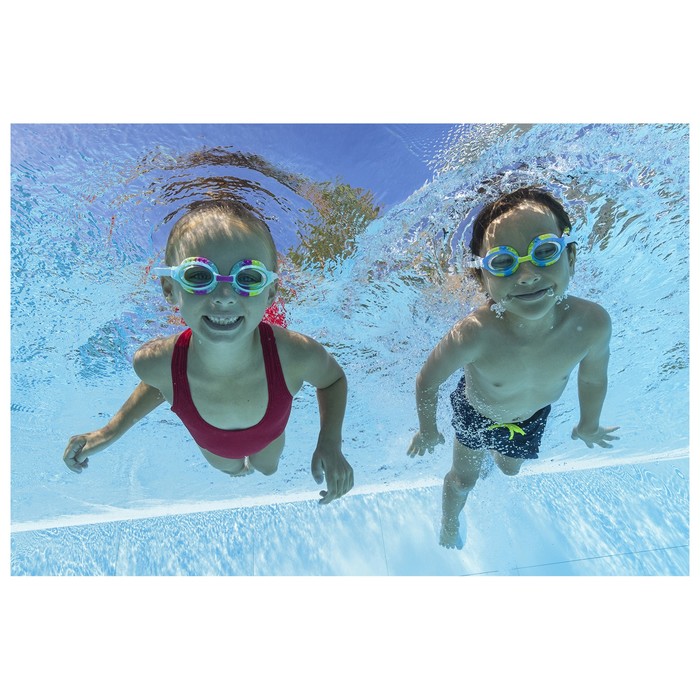 Очки для плавания Summer Swirl Goggles, цвета микс 21099