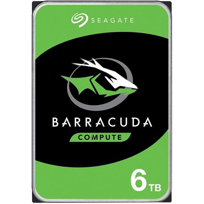 Жёсткий диск Seagate ST6000DM003 Barracuda, 6 Тб, SATA-III, 3.5 жесткий диск seagate barracuda st6000dm003 6 tb