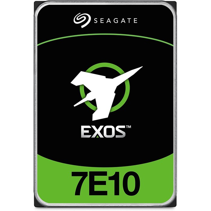 Жёсткий диск Seagate ST8000NM017B Exos 7E10, 8 Тб, SATA-III, 3.5 жёсткий диск seagate original st2000nm000b exos 7e10 2 тб sata iii 3 5