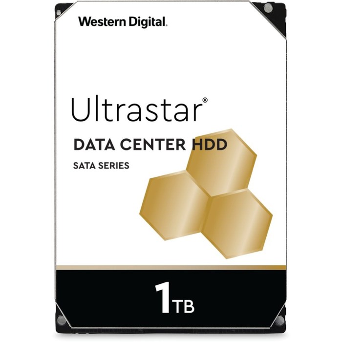 Жёсткий диск WD 1W10001 HUS722T1TALA604 Ultrastar DC HA210 512N, 1 Тб, SATA-III, 3.5 жёсткий диск wd 1w10001 hus722t1tala604 ultrastar dc ha210 512n 1 тб sata iii 3 5